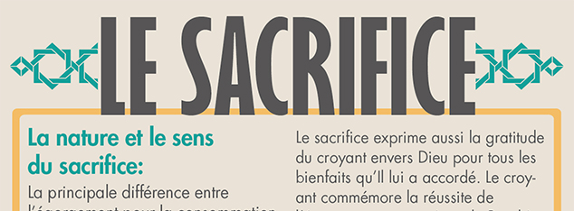 Infographie : Le sacrifice